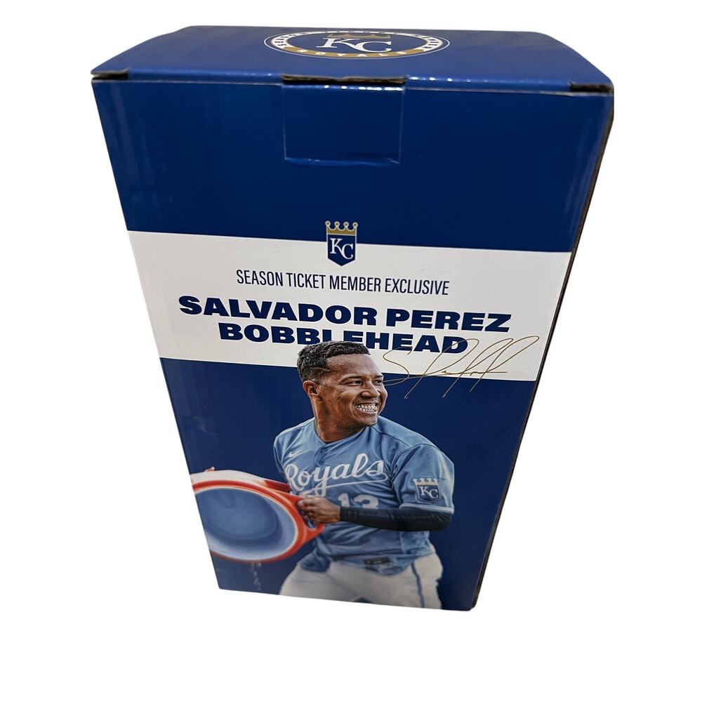 2025 Salvador Perez Salvy Splash El Capitan Bobblehead Royals STM Exclusive